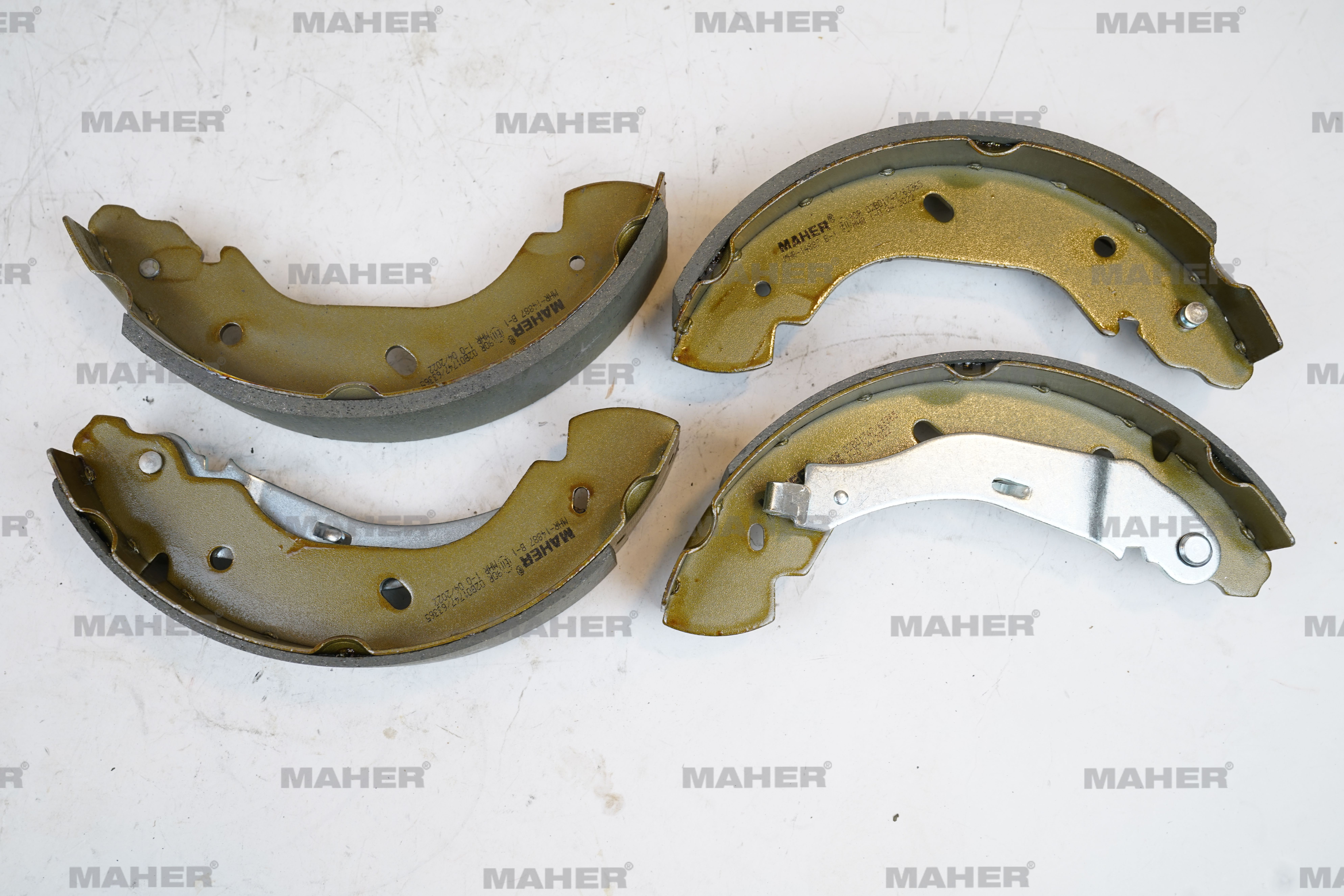 Ford Transit Arka Fren Balata Levyeli Önden Çeker Pabuç OEM 4095038